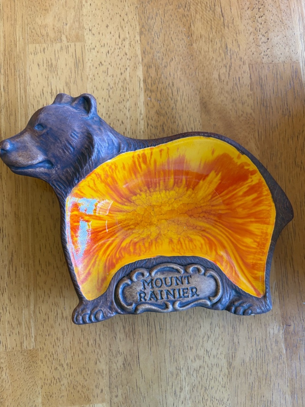 Vintage Mid Century Treasure Craft Souvenir Trinket Dish